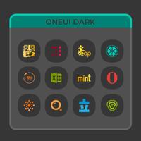 OneUI Dark- Icon Pack : S10 スクリーンショット 3