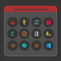 OneUIDark Round - Icon Pack :  스크린샷 2