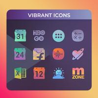 Vibrant - Icon Pack capture d'écran 2