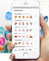 WAStickerApp - Birthday Stickers for Whatsapp plakat