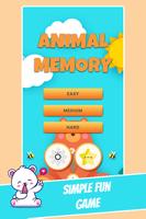 cute animals memory kids game penulis hantaran