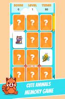 cute animals memory kids game syot layar 1