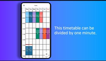 Planner Timetable with alarm f capture d'écran 1