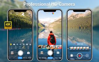 HDカメラ – 自撮りカメラ、フィルター、4Kビデオ ポスター