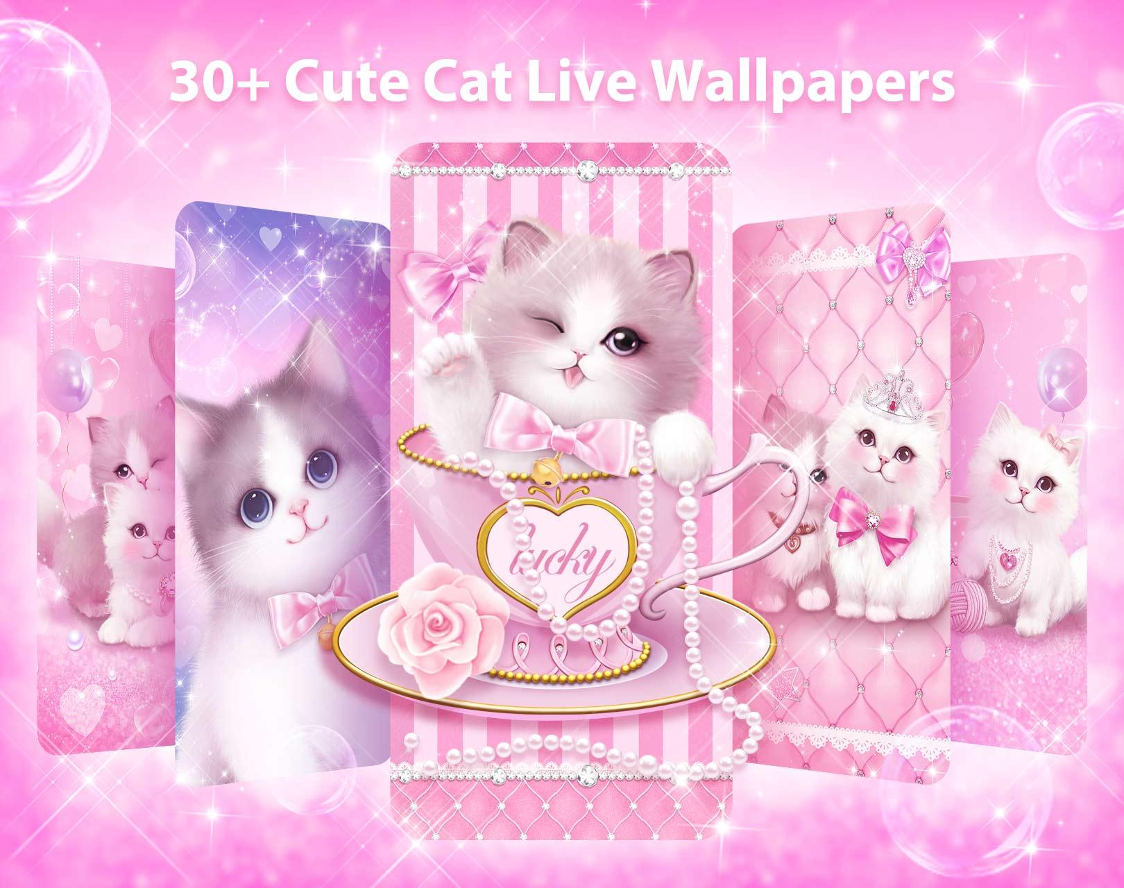 Cute Cat Live Wallpaper Themes APK pour Android Télécharger