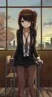 Anime girl wallpaper HD 截图 2