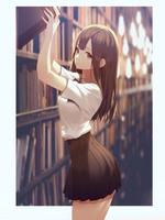 Anime girl wallpapers app poster