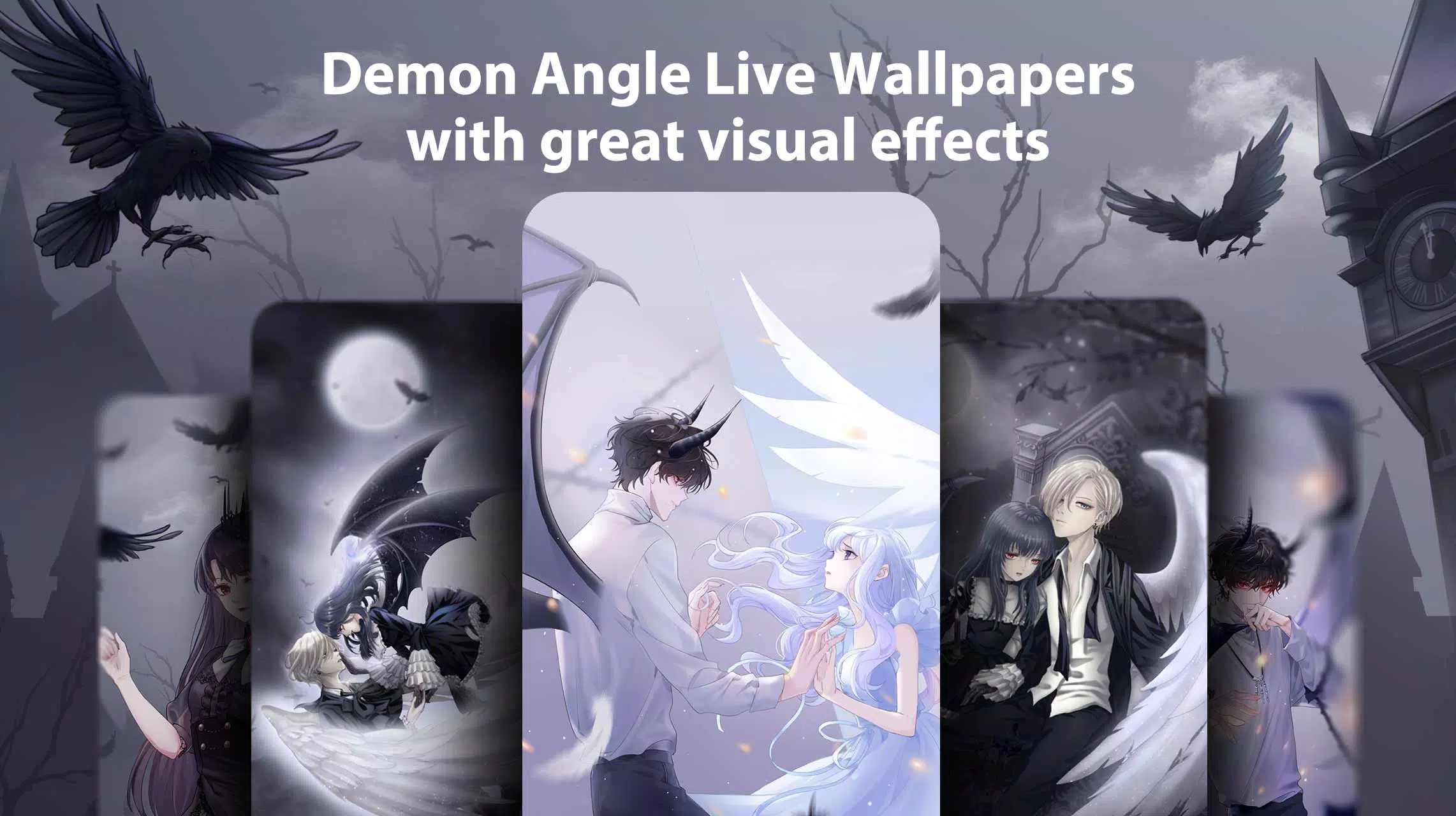 Download Experience dark themes in the anime series 'Angels Of