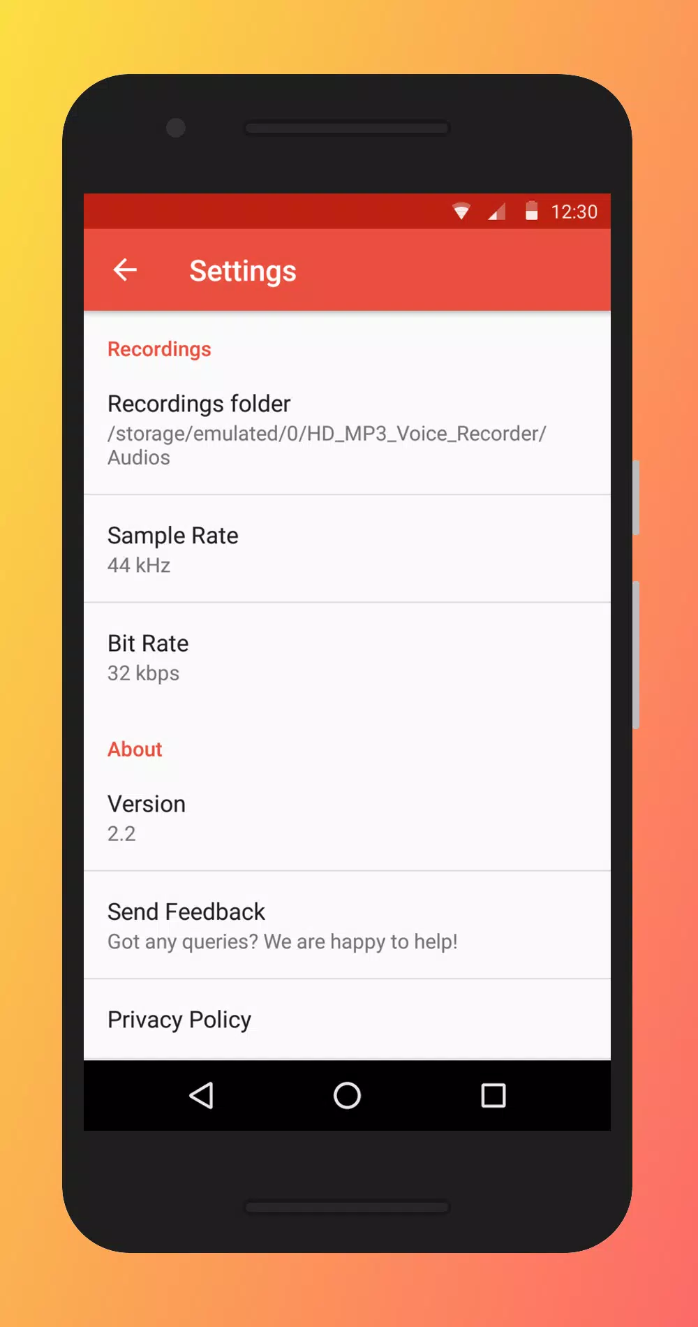 HD MP3 Voice Recorder for Android - APK Download