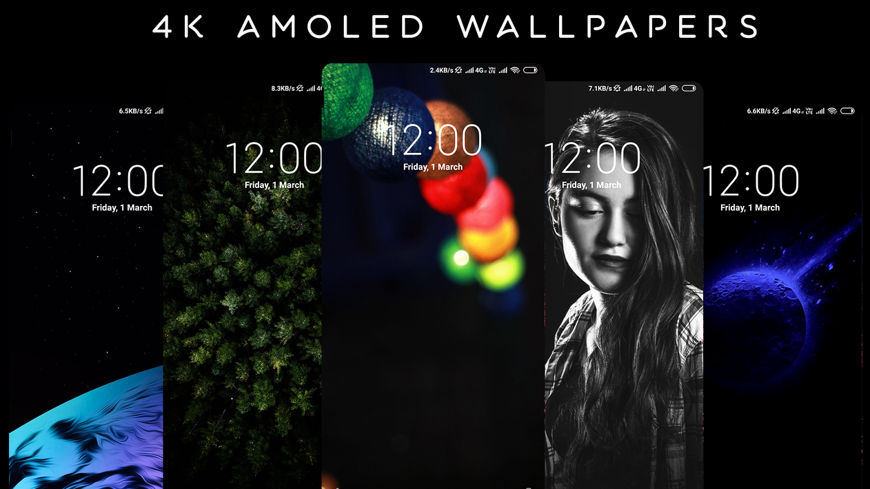 4K AMOLED Wallpapers - Live Wallpaper Changer screenshot 8