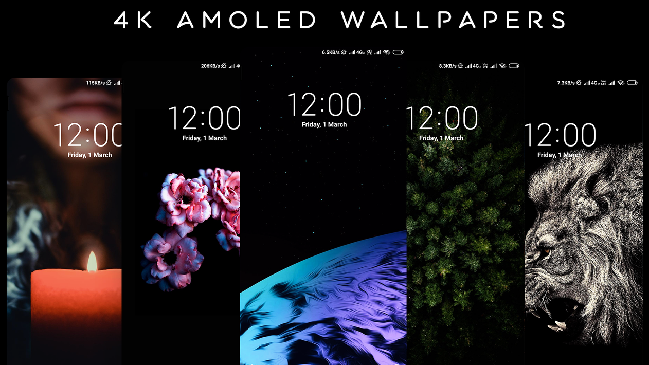4K AMOLED Wallpapers - Live Wallpaper Changer screenshot 11