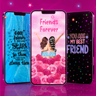 BFF friends wallpapers quotes icône