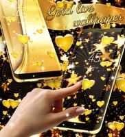 Golden live wallpaper syot layar 2