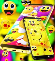 برنامه‌نما Emoji live wallpaper عکس از صفحه