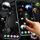 Black live wallpaper icon