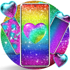 Colorful glitter wallpapers-icoon