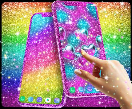 Colorful glitter live wallpaper 截图 1