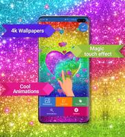 Colorful glitter wallpapers 스크린샷 2
