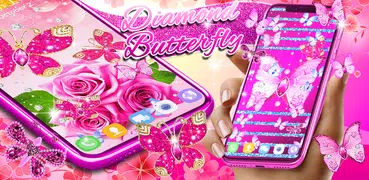 Diamond butterfly wallpapers