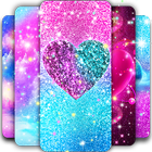 Glitter galaxy live wallpaper ikona