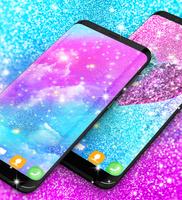 Glitter galaxy live wallpaper imagem de tela 2