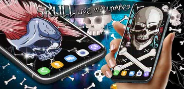 Skull live wallpaper