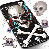 Skull live wallpaper icône