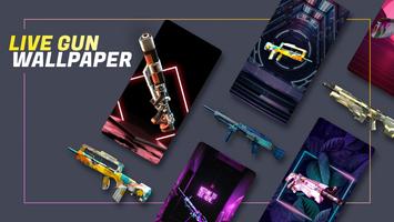 3D HD Gun Live Wallpaper الملصق
