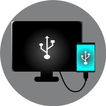 USB Connector Cast Phone to TV biểu tượng