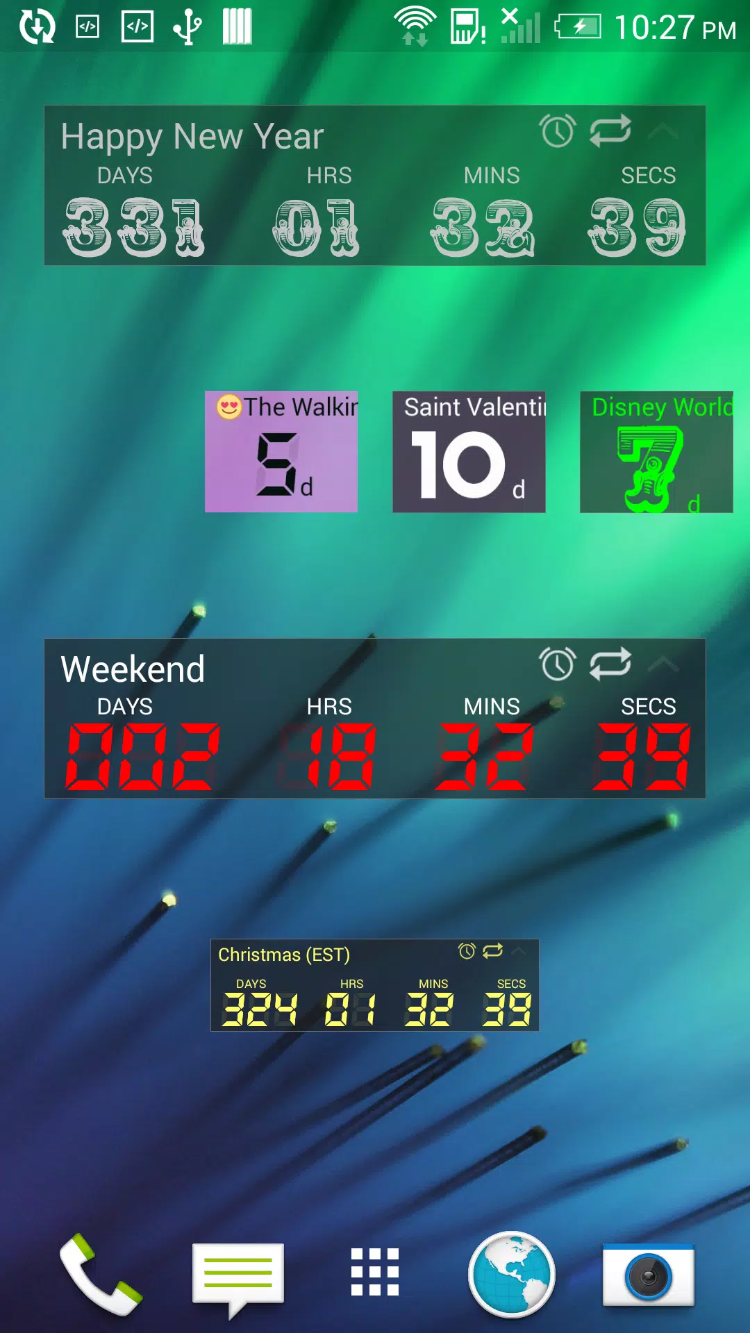 New Year Countdown app for android