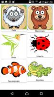 Learn Animals Name and Sound for Kids Affiche