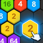 Fusionner les puzzles - Hexa icône