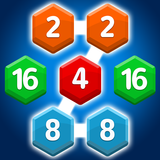 Hexa Connect: 2048 Puzzle أيقونة