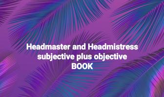 Headmaster and Headmistress Excellent Book poster