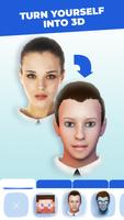 Head morph: photo warp 3D face اسکرین شاٹ 1