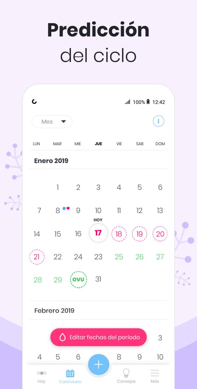 Descarga de APK de Calendario Menstrual Mia: Ovulacion Dias Fertiles ...