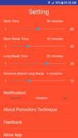 Pomodoro Timer - Work Focus Screenshot 2