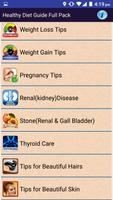 Healthy Diet Help Guide FULL تصوير الشاشة 1