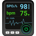 Monitor de ritmo cardíaco icono