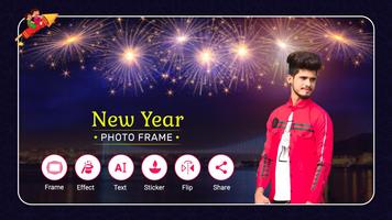 New Year Photo Frame Cartaz