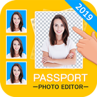 Passport Photo Maker Editor : IDProof Photo Editor icône