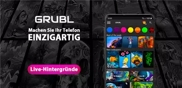 GRUBL™ 4D Live-Hintergründe KI