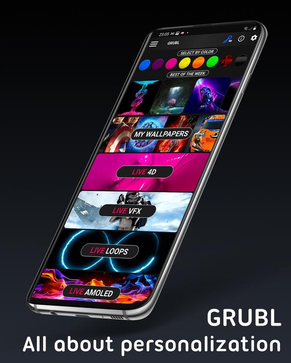 GRUBL™ 4D Live Wallpapers AI screenshot 7