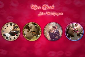 Kiss Clock Live Wallpaper постер