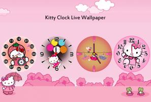 Kitty Clock Live Wallpaper 海报