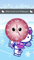 Kitty Clock Live Wallpaper syot layar 1