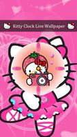 Kitty Clock Live Wallpaper ảnh chụp màn hình 2