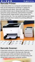 Barcode Labels & Printers Help capture d'écran 3