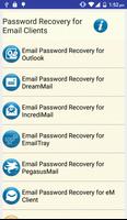 Email Password Recovery Help plakat