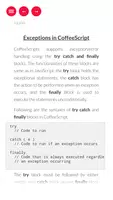 Learn CoffeeScript Tutorial screenshot 6